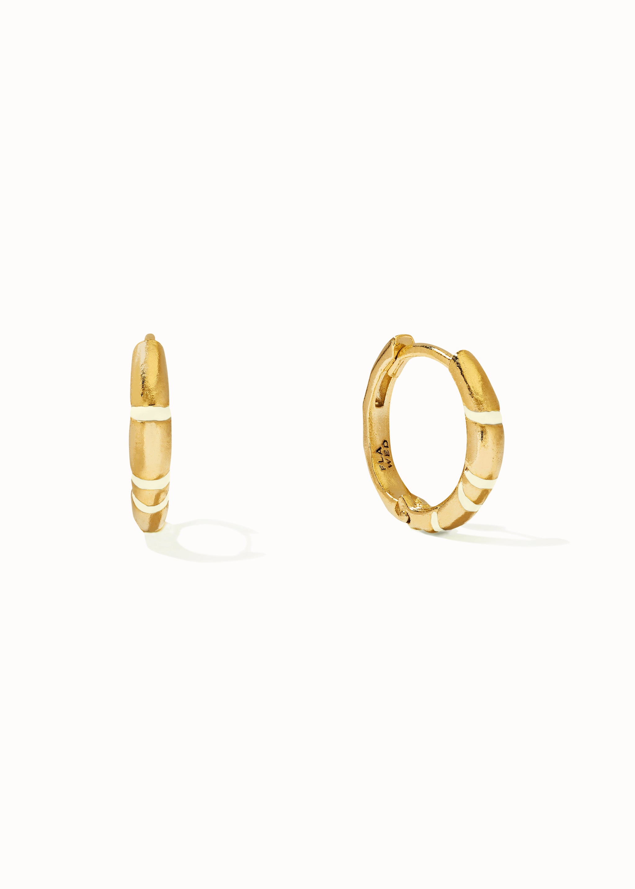 Maya Hoops Ivory
