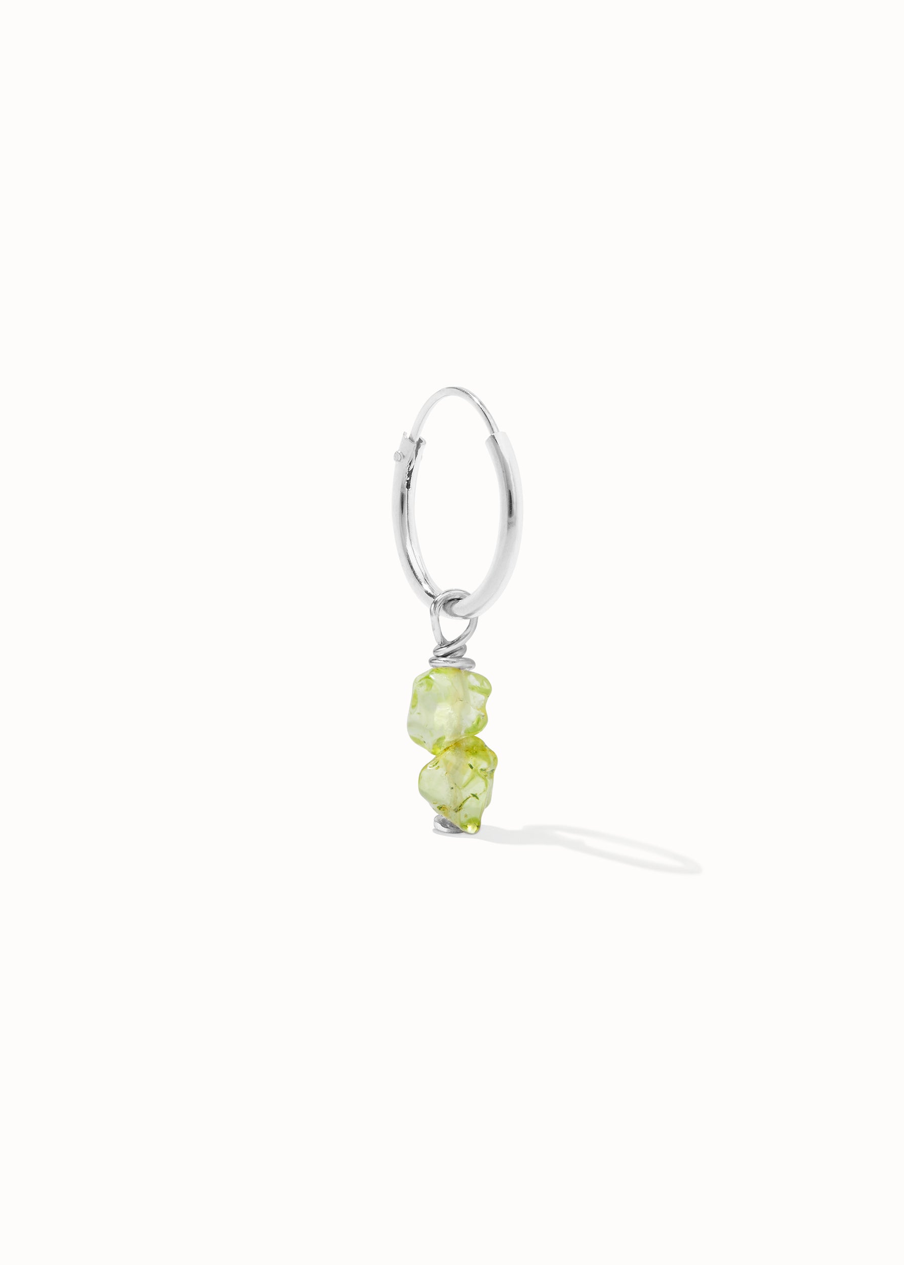 Peridot Hoop