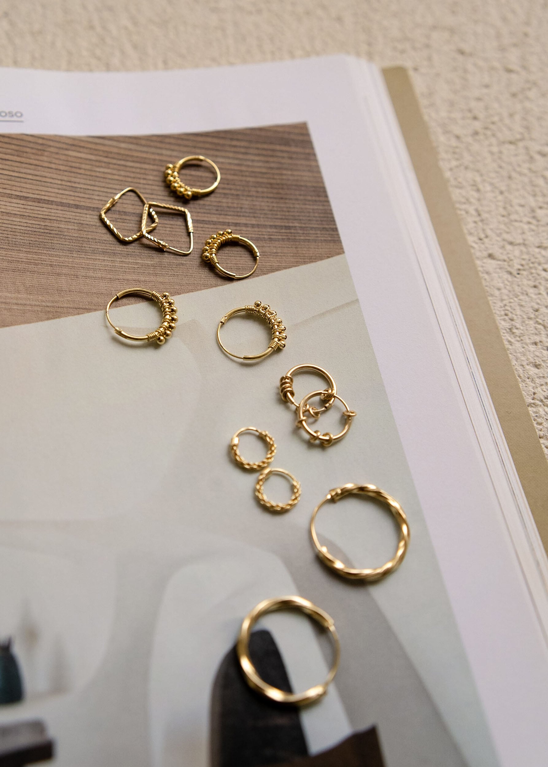 Tiny Square Hoops