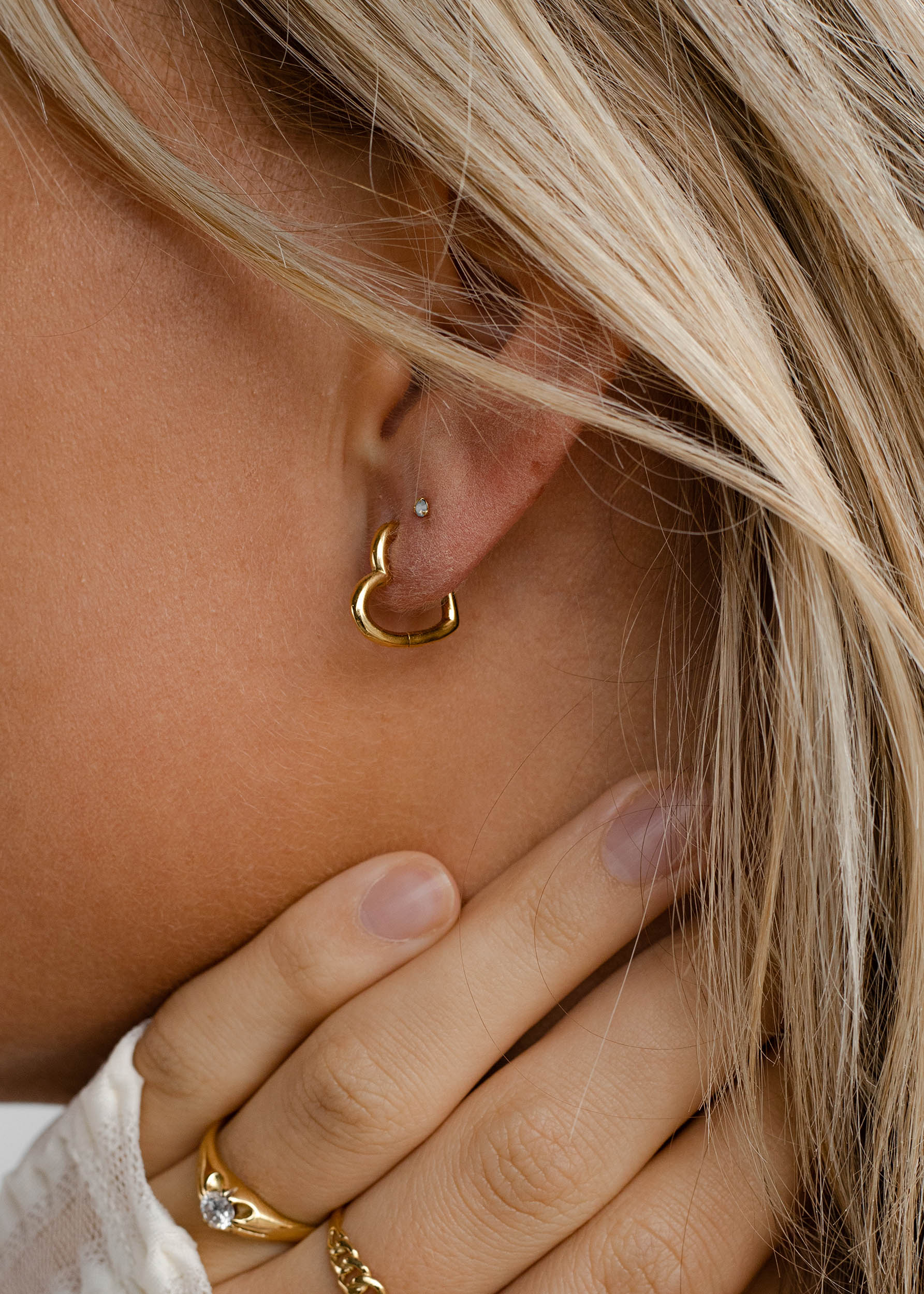 Blue Opal Studs