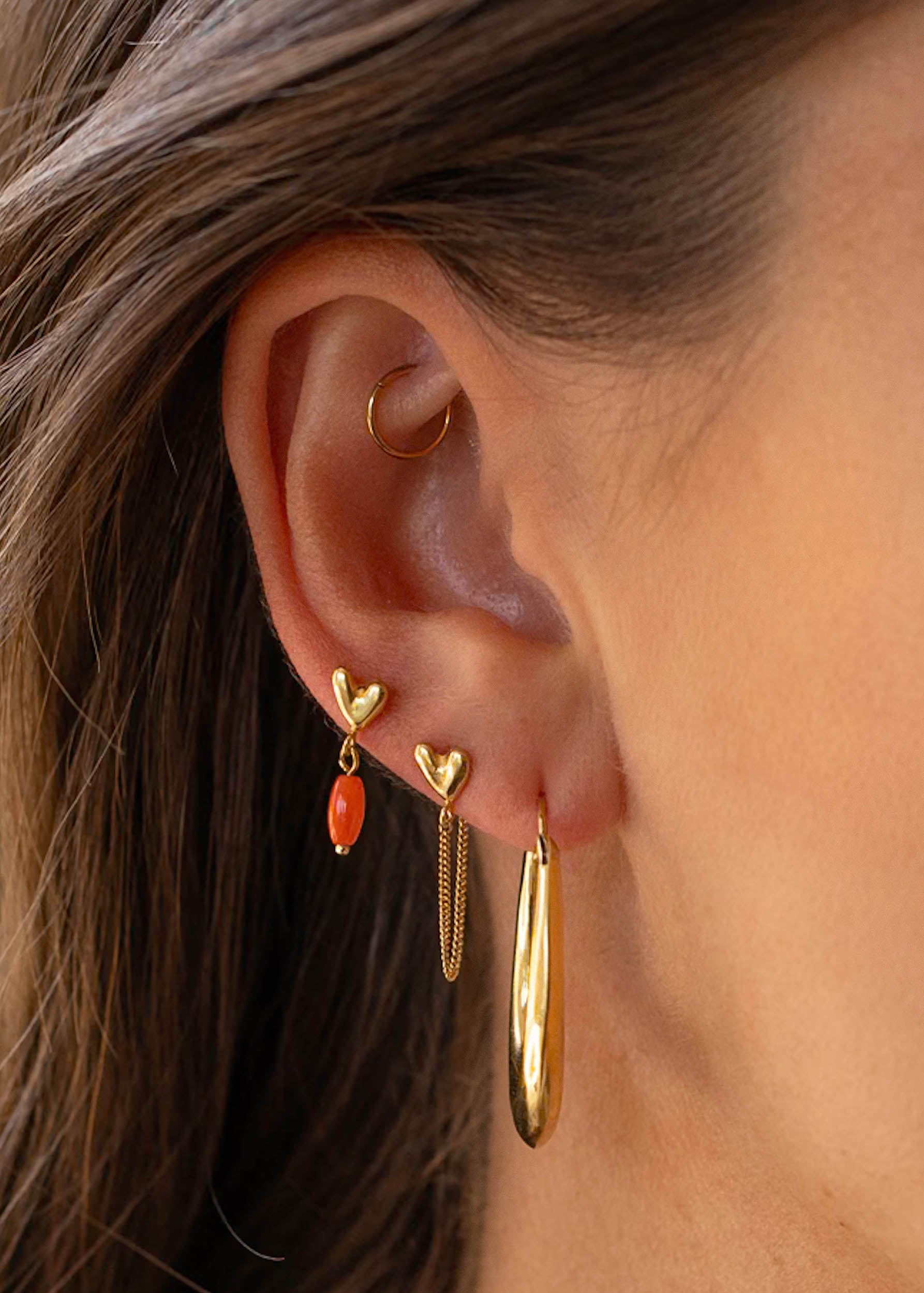 L'amour Coral Stud