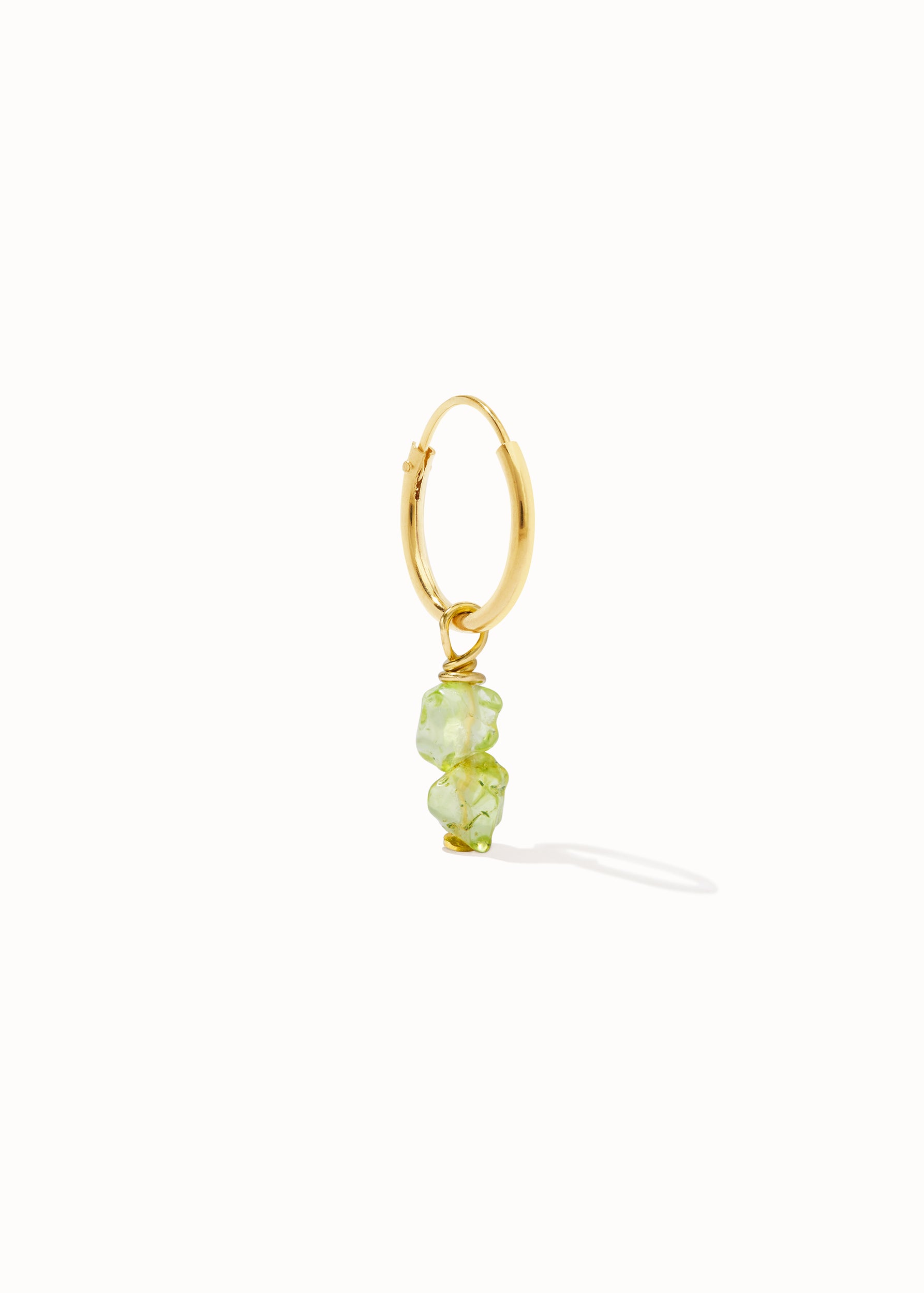 Peridot Hoop